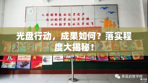 光盘行动，成果如何？落实程度大揭秘！