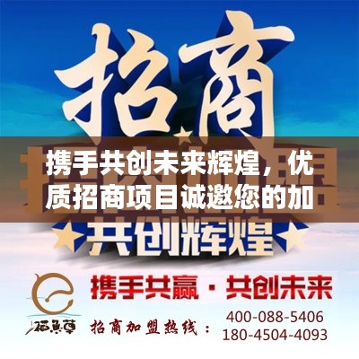 携手共创未来辉煌，优质招商项目诚邀您的加入！